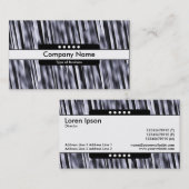 センターバンド5スポット – 宇宙ロック 名刺 (正面/裏面)