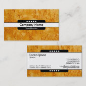 センターバンド5スポット – 木材03 名刺 (正面/裏面)