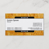 センターバンド5スポット – 木材03 名刺 (裏面)