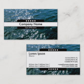 センターバンド5点 – きらめく水 名刺 (正面/裏面)