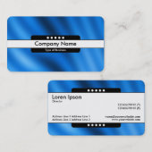 センターバンド5点 – インジゴグラデーション 名刺 (正面/裏面)