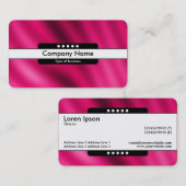 センターバンド5点 – クリムゾングラデーション 名刺 (正面/裏面)