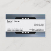 センターバンド5点 – クロムチューブ 名刺 (裏面)