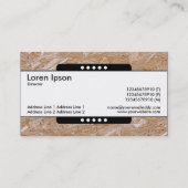 センターバンド5点 – チップボード 名刺 (裏面)