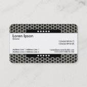 センターバンド5点 – ハニカムウォーム 名刺 (裏面)