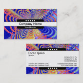 センターバンド5点 – フラクタル抽象芸術061012d 名刺 (正面/裏面)