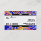 センターバンド5点 – フラクタル抽象芸術061012d 名刺 (裏面)