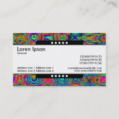 センターバンド5点 – フラクタル抽象芸術191111a 名刺 (裏面)