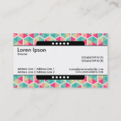 センターバンド5点 – 六角形パターン02 名刺 (裏面)