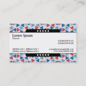 センターバンド5点 – 六角形パターン05 名刺 (裏面)