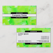 センターバンド5点 – 絵を描緑 名刺 (正面/裏面)