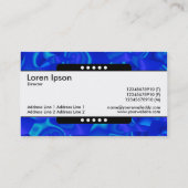 センターバンド5点 – 青いファセット 名刺 (裏面)