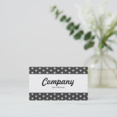 センターバンド – アサノハパターン 名刺 (スタンド正面)