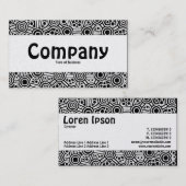 センターバンド – エイリアン回路II (金ゴールドカード) 名刺 (正面/裏面)