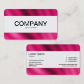 センターバンド（エッジ） – クリムゾングラデーション 名刺 (正面/裏面)