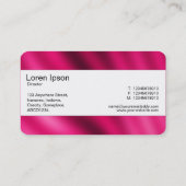 センターバンド（エッジ） – クリムゾングラデーション 名刺 (裏面)