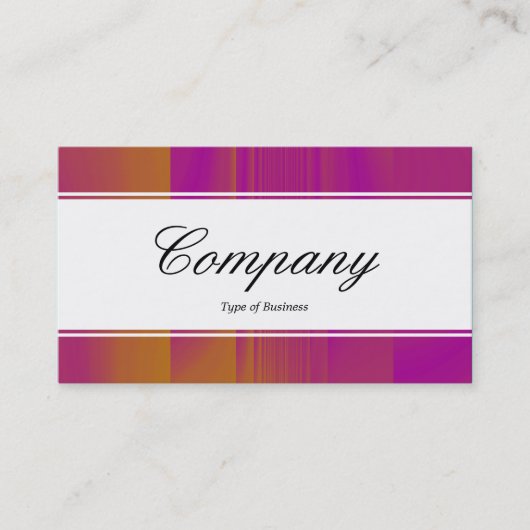 センターバンド(エッジ) – スクリプト – カラーテキスト 名刺 (正面)