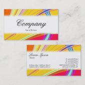 センターバンド(エッジ) – フラクタル抽象芸術061012e 名刺 (正面/裏面)