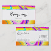 センターバンド(エッジ) – フラクタル抽象芸術061012f 名刺 (正面/裏面)