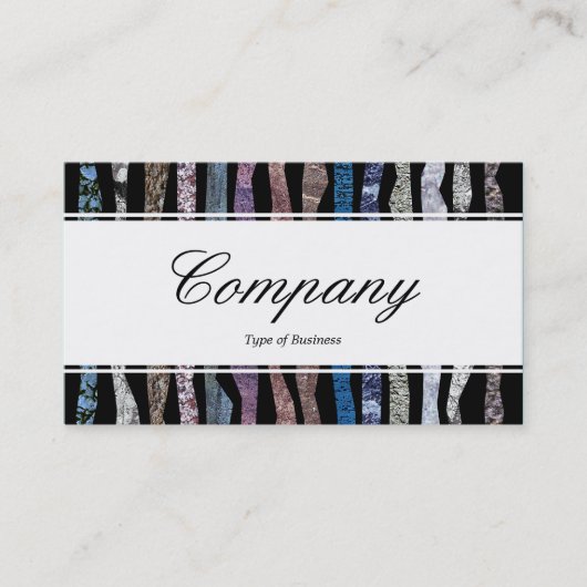 センターバンド(エッジ) – ミネラストライプル 名刺 (正面)