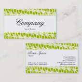 センターバンド（エッジ） -抽象芸術080716(8) 名刺 (正面/裏面)