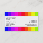 センターバンド – カラーバー01 名刺 (裏面)