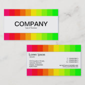 センターバンド – カラーバー02 名刺 (正面/裏面)