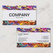 センターバンド – カラーミックス01 名刺 (正面/裏面)