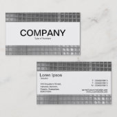 センターバンド – ガラス壁01 – 白黒 名刺 (正面/裏面)