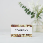 センターバンド – キ白熱［赤熱］光を放つーボード 名刺 (スタンド正面)