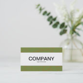 センターバンド – グリーンテックス 名刺 (スタンド正面)