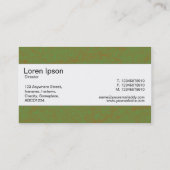 センターバンド – グリーンテックス 名刺 (裏面)