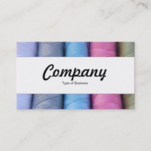 センターバンド – コットンリール 名刺 (正面)