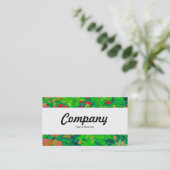 センターバンド – サイケデリックフラワーベッド 名刺 (スタンド正面)