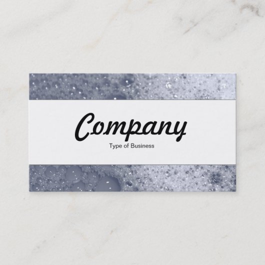 センターバンド – シャボン玉 名刺 (正面)