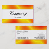 センターバンド – スクリプト – フラクタル炎 名刺 (正面/裏面)