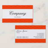 センターバンド – スクリプト – 魚のスケールパターン 名刺 (正面/裏面)