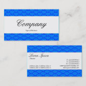 センターバンド – スクリプト – 魚のスケールパターン 名刺 (正面/裏面)