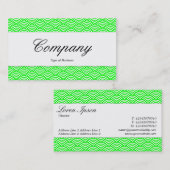 センターバンド – スクリプト – 魚のスケールパターン 名刺 (正面/裏面)