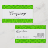 センターバンド – スクリプト – 魚のスケールパターン 名刺 (正面/裏面)