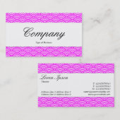 センターバンド – スクリプト – 魚のスケールパターン 名刺 (正面/裏面)