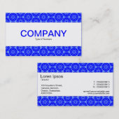 センターバンド – スターホイール – 青のシェード 名刺 (正面/裏面)