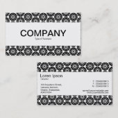 センターバンド – スターホイール – 黒 名刺 (正面/裏面)