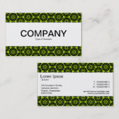 センターバンド – スターホイール – 黒（緑） 名刺 (正面/裏面)