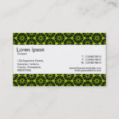 センターバンド – スターホイール – 黒（緑） 名刺 (裏面)