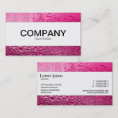 センターバンド – スチームピンク 名刺 (正面/裏面)