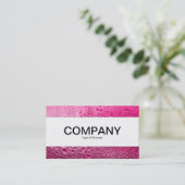 センターバンド – スチームピンク 名刺 (スタンド正面)