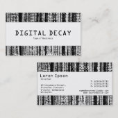 センターバンド – デジタル減衰 名刺 (正面/裏面)