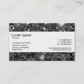 センターバンド – ハロー星 名刺 (裏面)