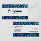 センターバンド – ビード編み 名刺 (正面/裏面)